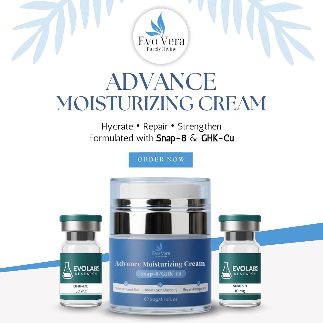 EvoVera Moisturizing Research Cream — 1,000 mg SNAP-8 & 200 mg GHK-Cu - Image 2